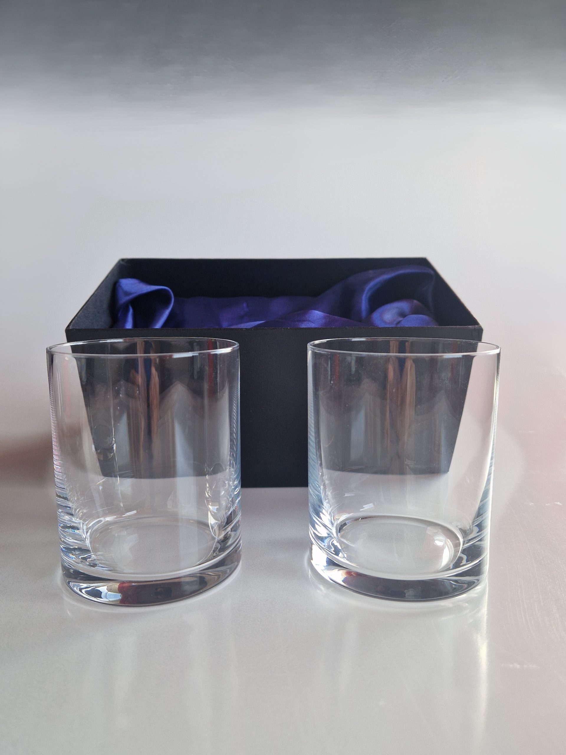 Whiskyglas-set med gravyr